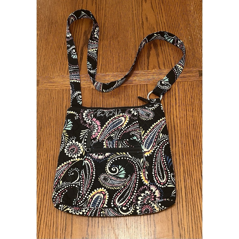 Vera Bradley Hipster Crossbody Tote Bandana Swirl Excellent